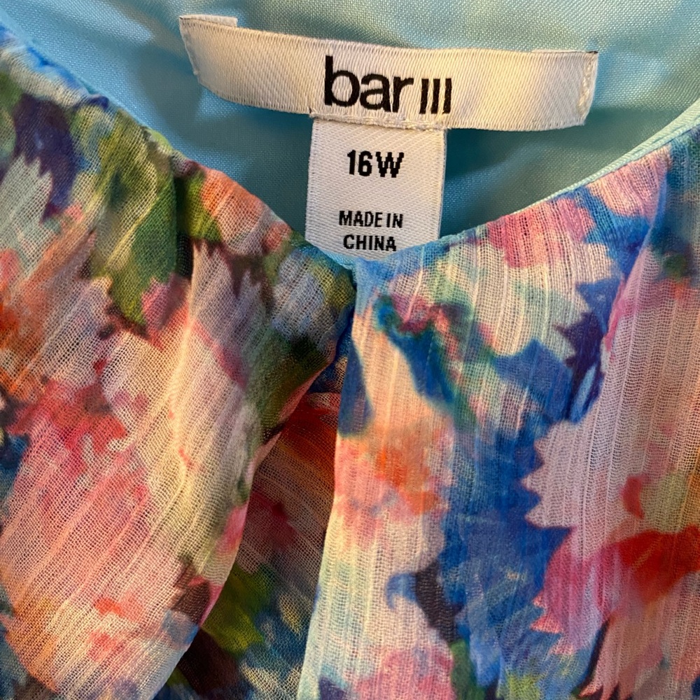 Bar III Vibrant Floral Dress - Picture 2 of 2